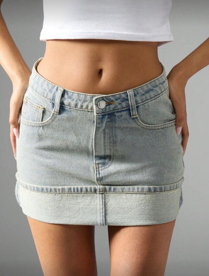 “Skyy”Denim Skirt