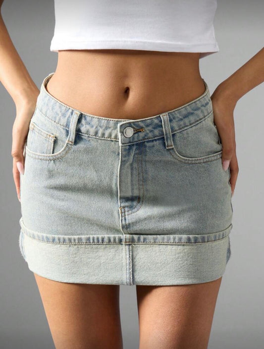 “Skyy”Denim Skirt