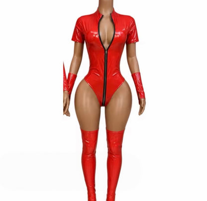 “Code Red” Red 3 Piece Costume Set