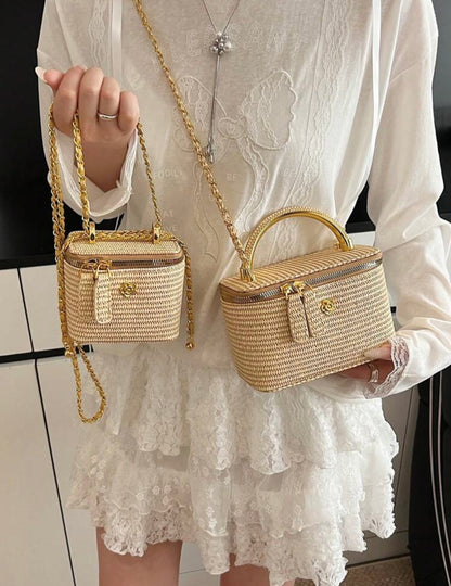 “Times Square” Nude Mini Handbag