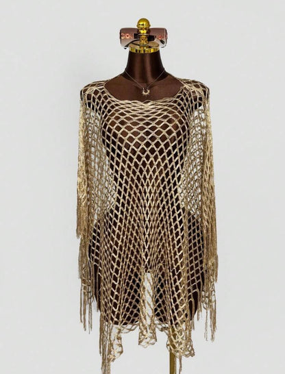 “Zora” Black Swim Cover Up