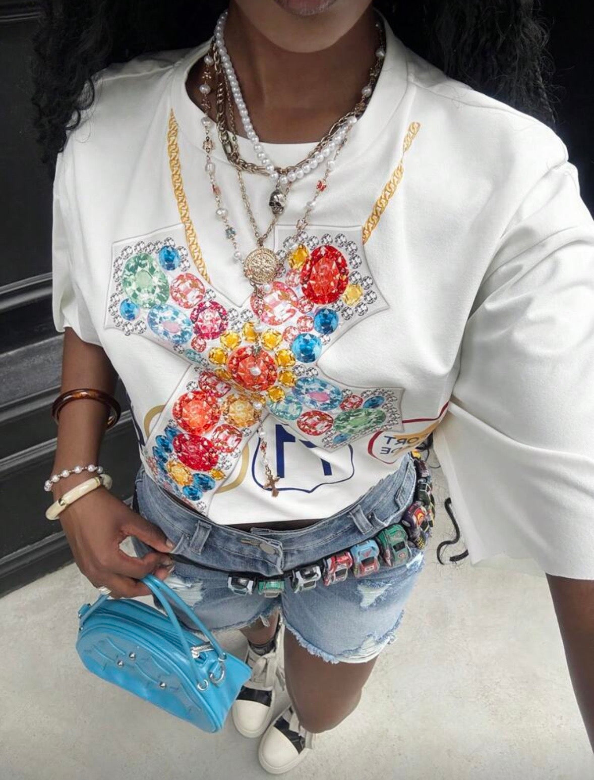 “Stacked” White Top