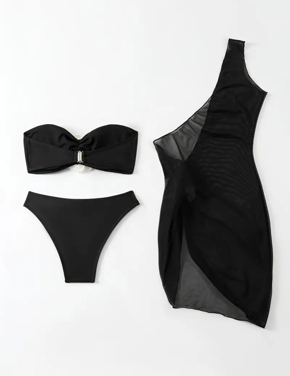 “Black Rose” 3 Piece Swimsuit