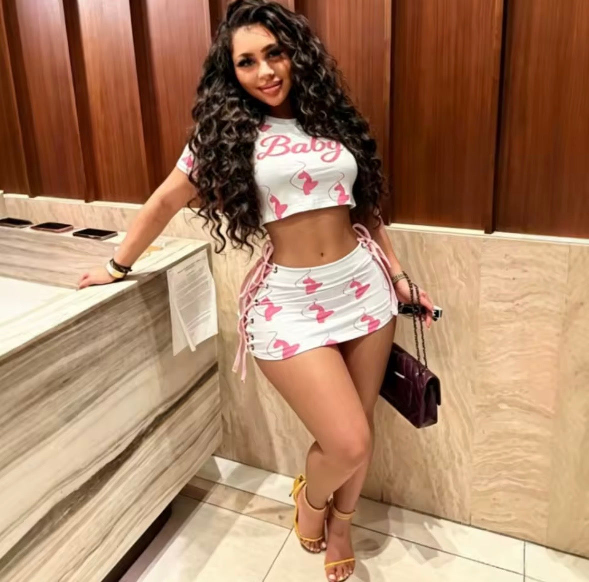 “Baby Boo” White 2 Piece Set