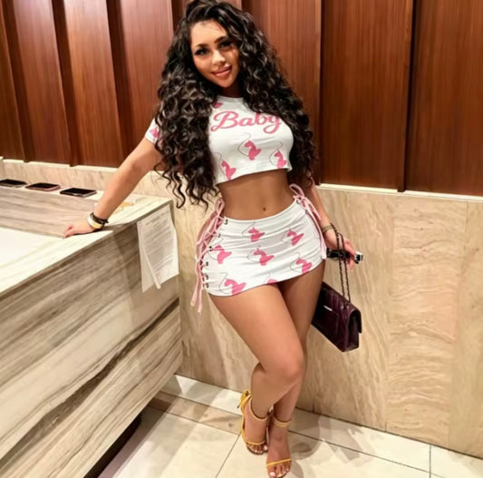 “Baby Boo” White 2 Piece Set