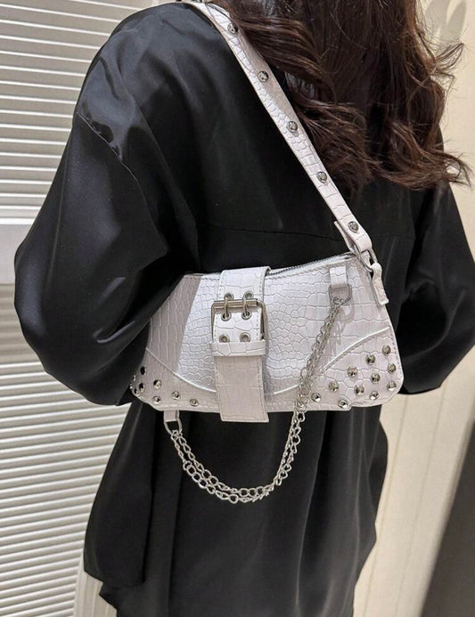 “Elliot” White Hangbag