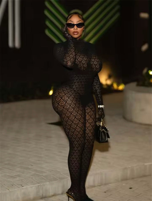 “Sade” Black Jumpsuit