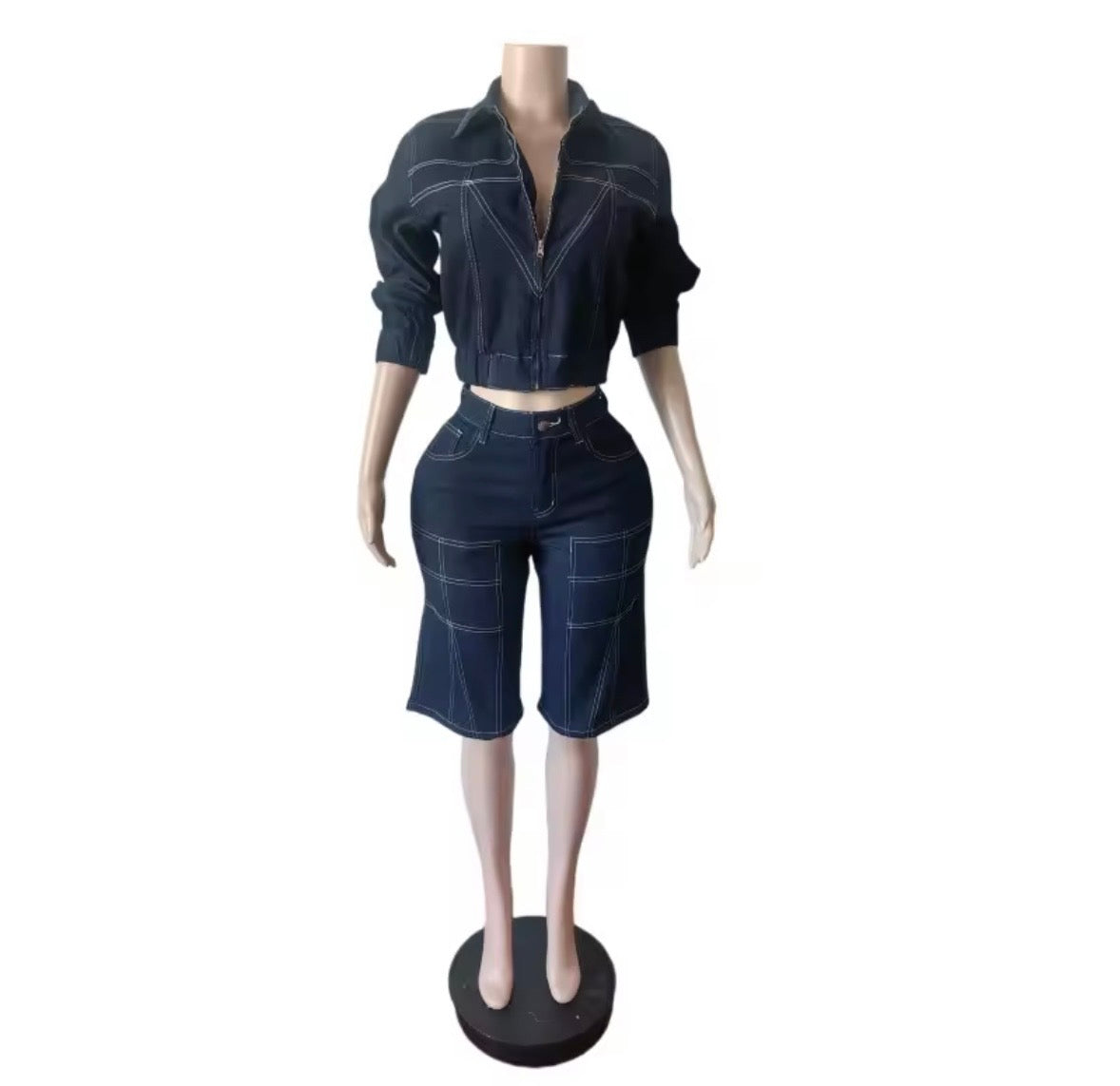 “Denim Dave” Blue Jean 2 Piece Set