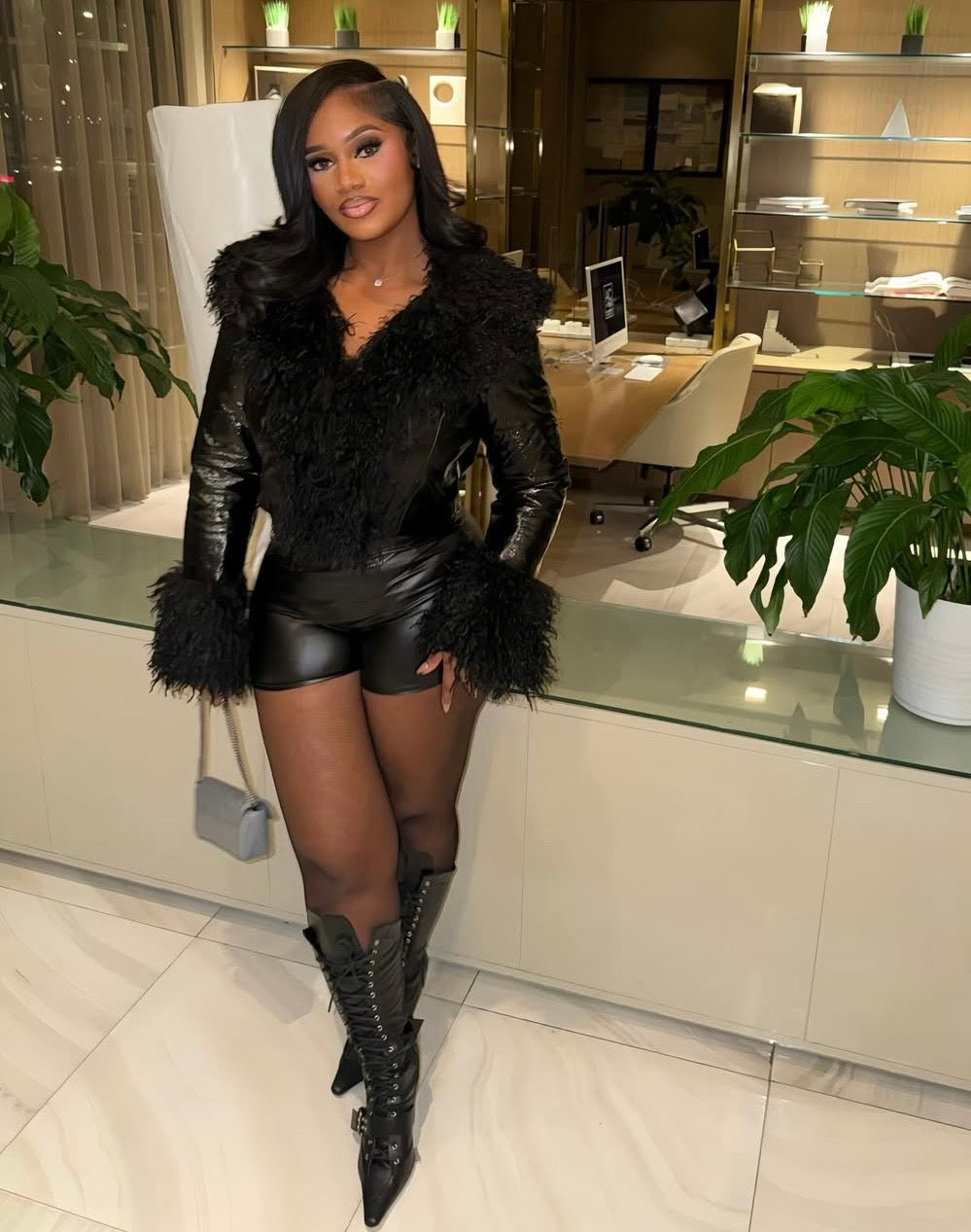 “Premium Chick” Brown Jacket