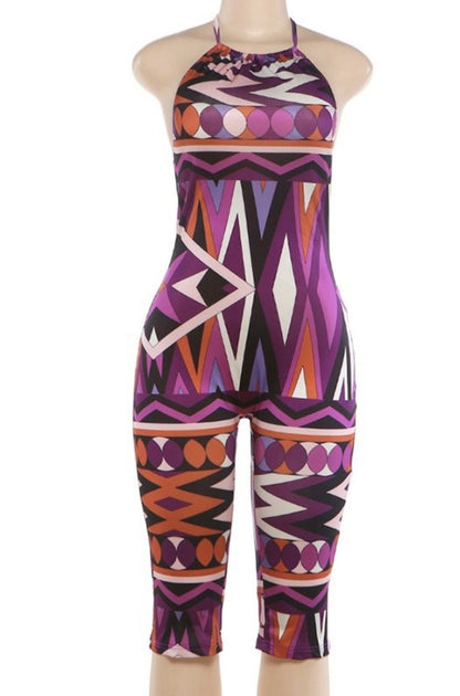 “Pucci Playa” Purple Romper