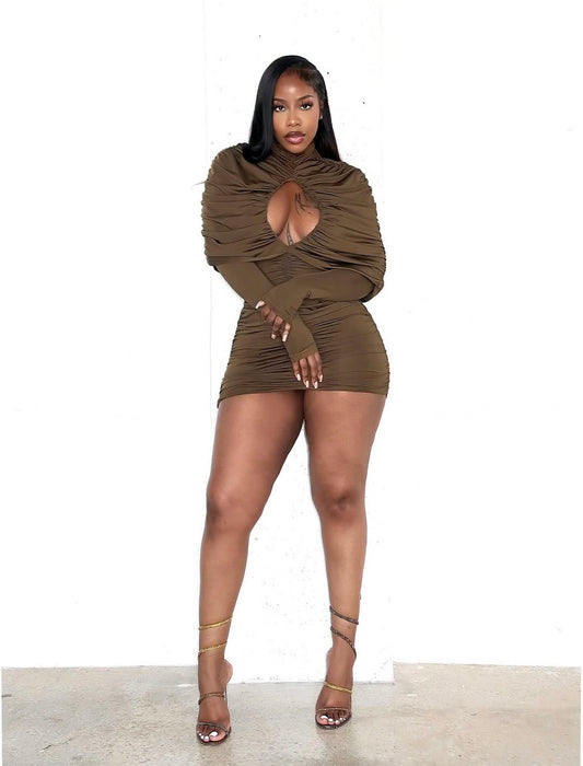 “Seasoned ” Green Dress