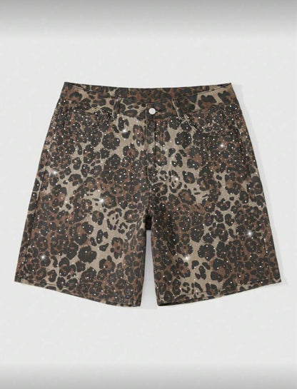 “Leopard Lane” Jorts