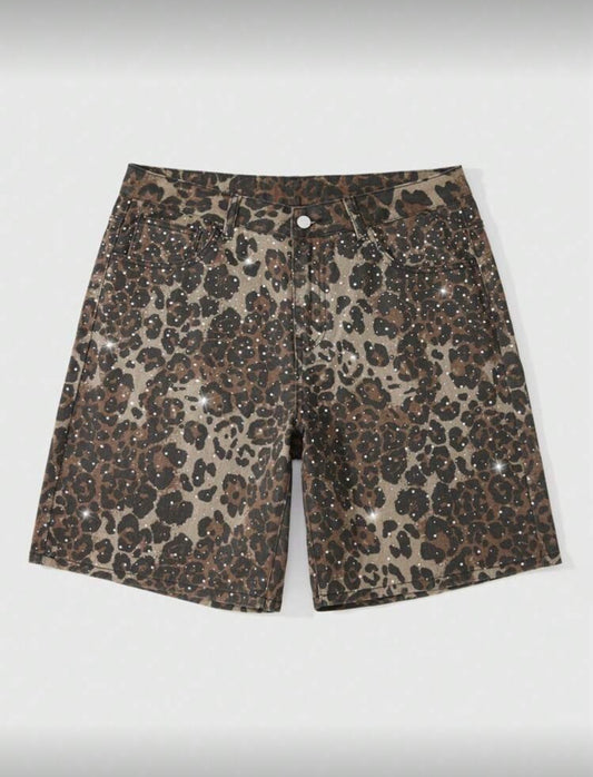 “Leopard Lane” Jorts