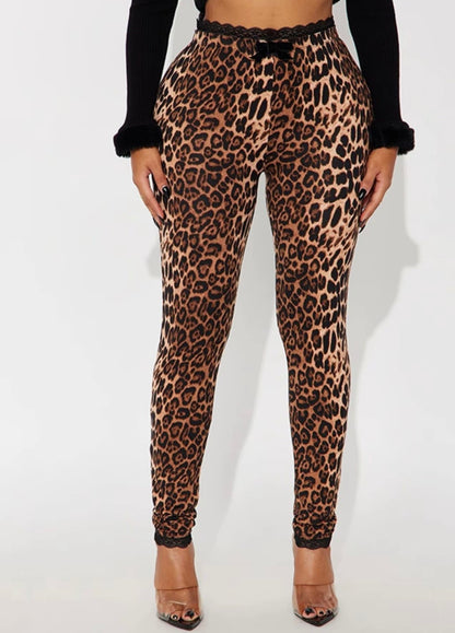 “Feline” Leopard Pants
