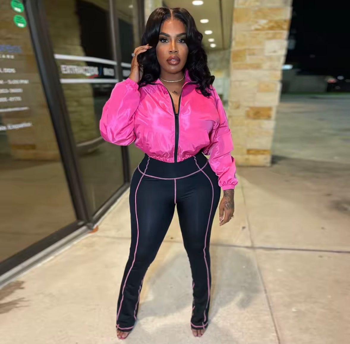 “Take Me Thru There” Burgundy 2 Piece Set