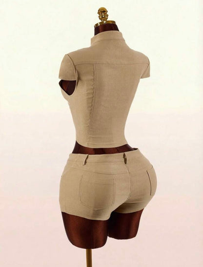 “Cadet” Khaki 2 Piece Set