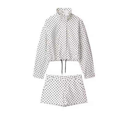 “Polka Who” White 2 Piece Set