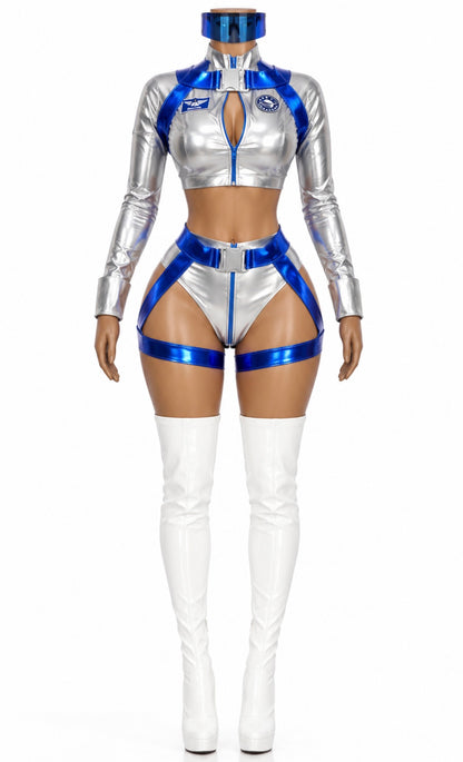 “Asap Rocky” White 5 Piece Costume Set