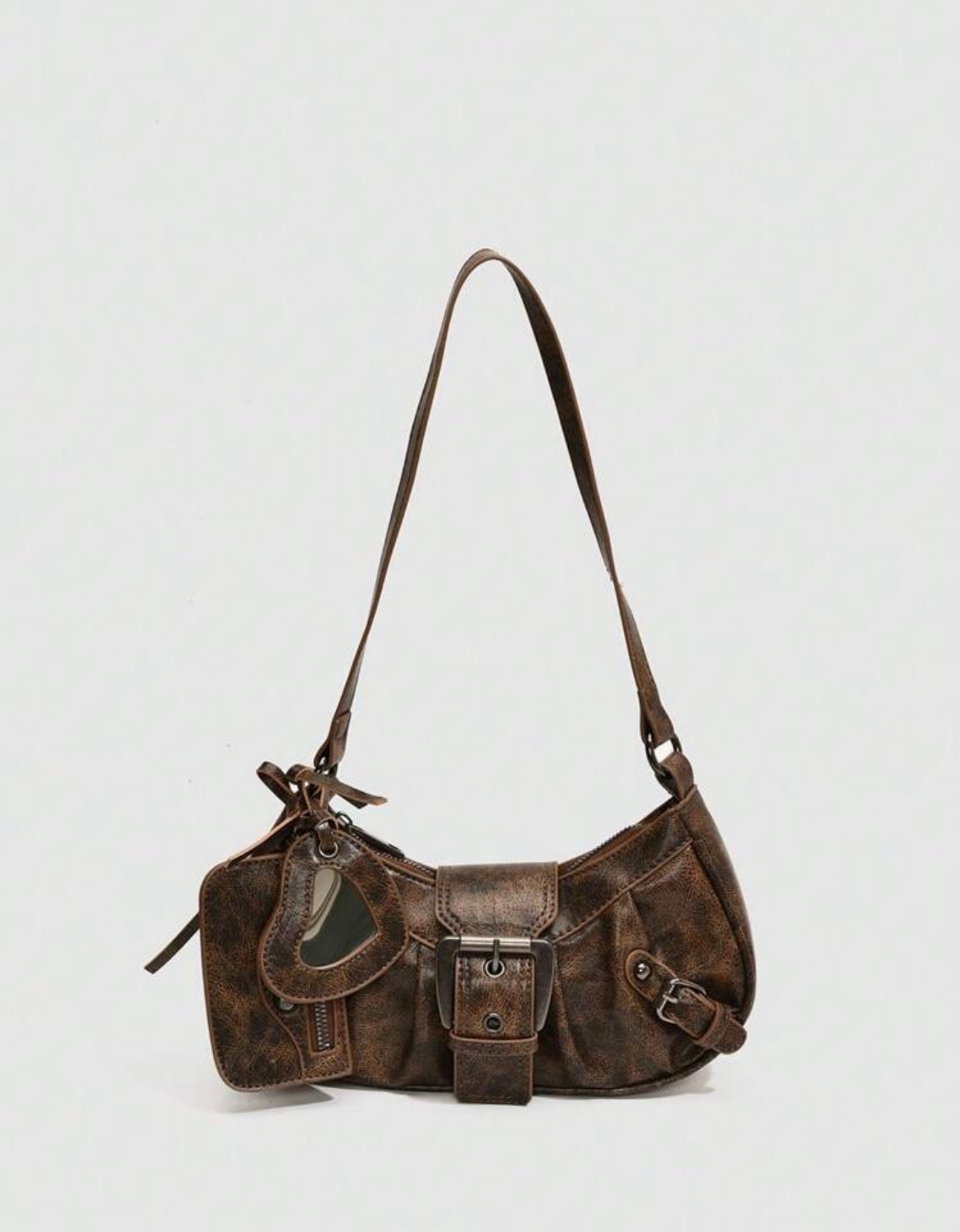 “Maki” Rust Brown Handbag