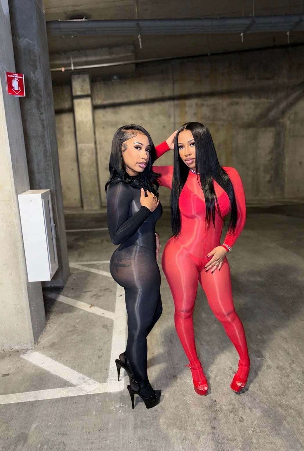 “Spicy Mami” Red Jumpsuit