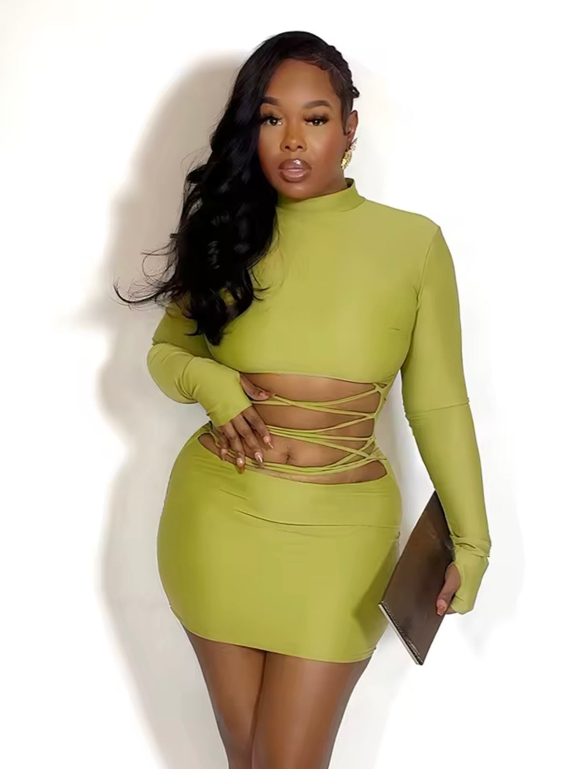 “Cordelia” Brown Dress