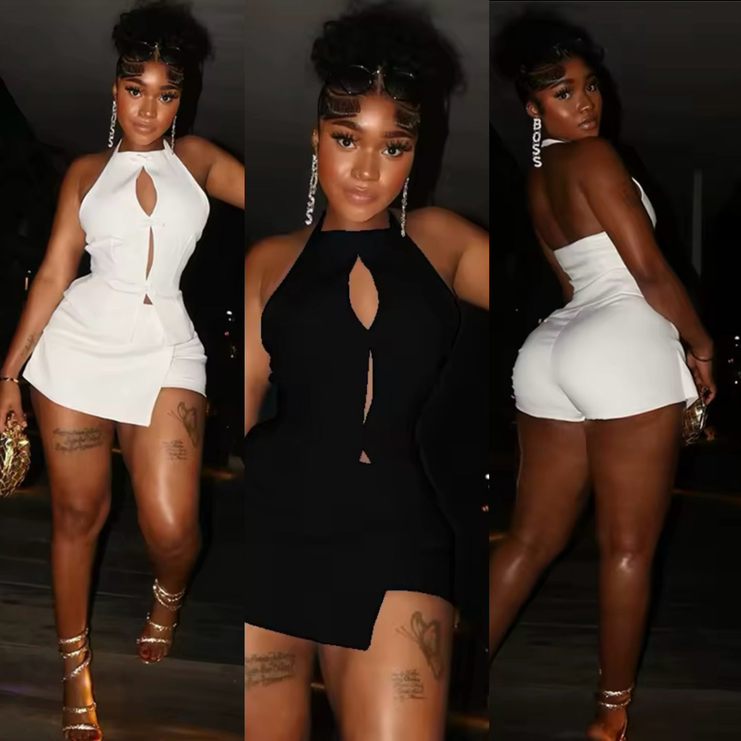 “Sariyah” White 2 Piece Set