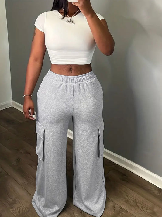 “Lounge With Me” Grey Joggers