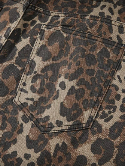 “Leopard Lane” Jorts