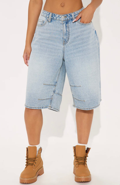 “Friday” Denim Jorts