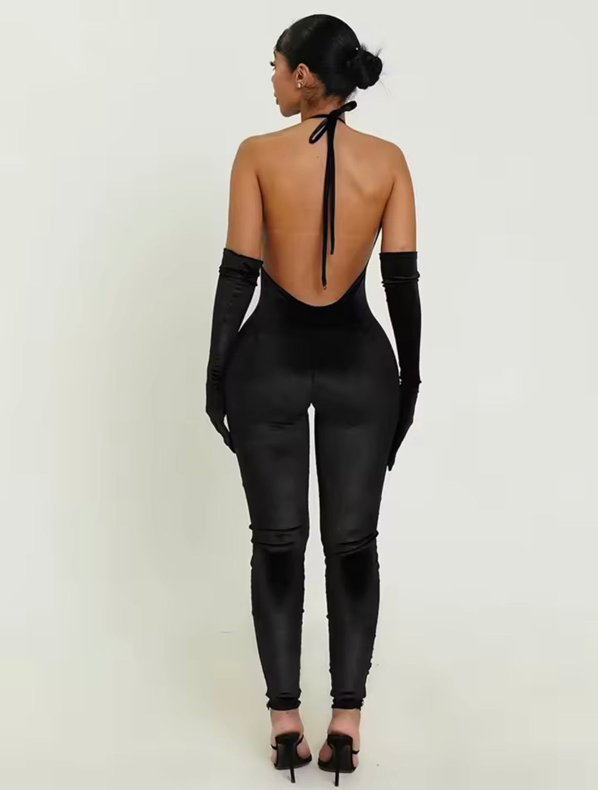 “Vline” Red 2 Piece Jumpsuit