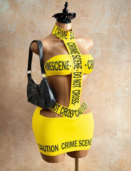 “Crime Scene” Yellow Dress