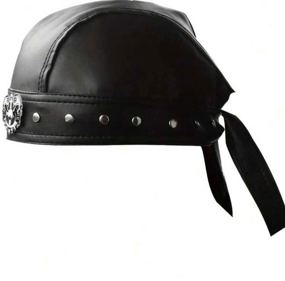 “Heart Breaker” Black Biker Hat