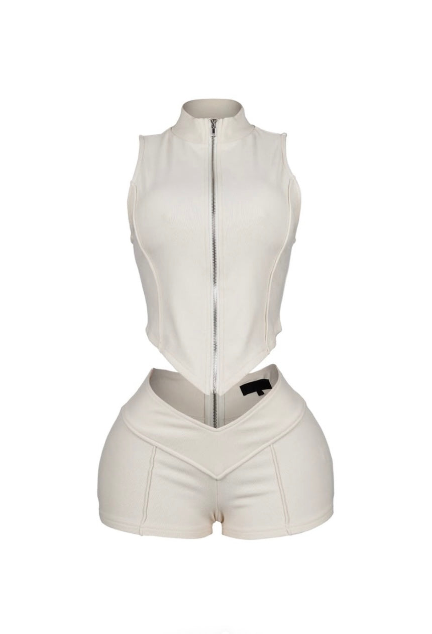 “Kimmy” Ivory 2 Piece Set