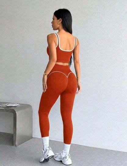“Curve Game” Orange 2 Piece Set