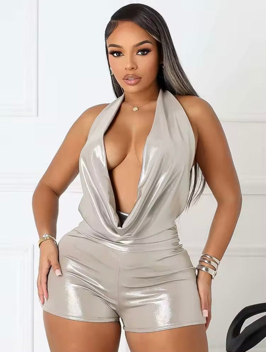 “Liquid Copper” Soft Romper