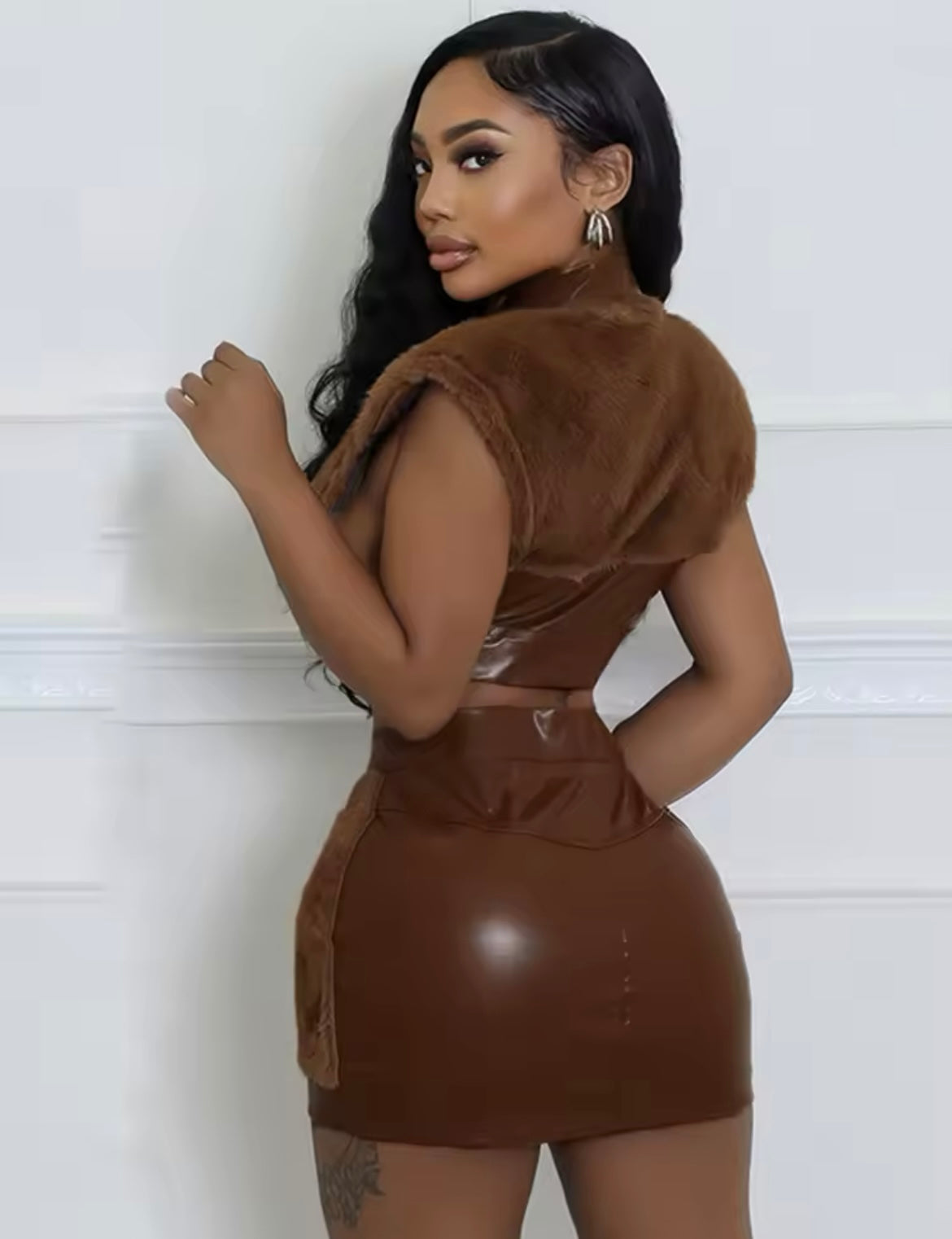 “Milestone” Brown 2 Piece Set