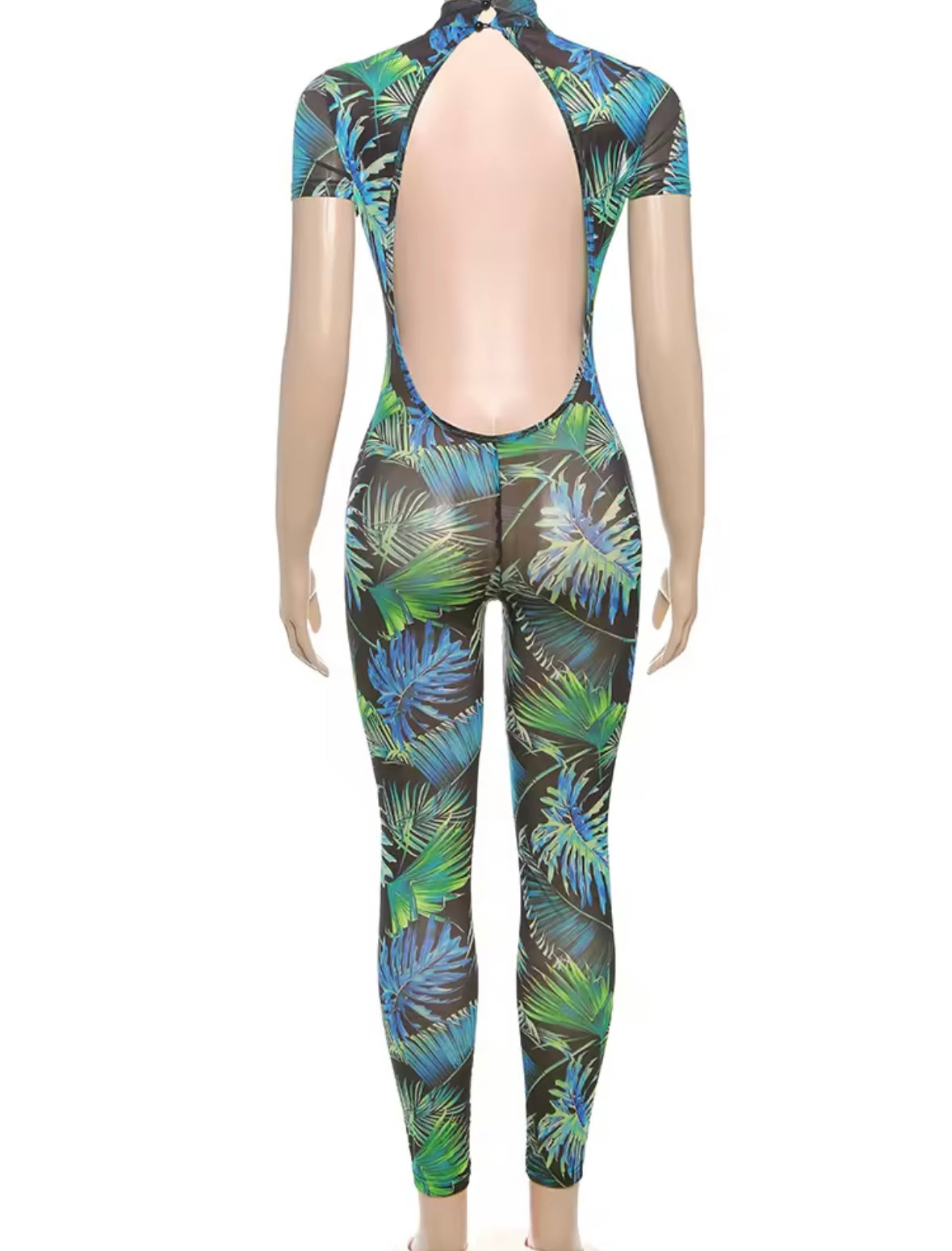 “Tropical Blue” Jumpsuit