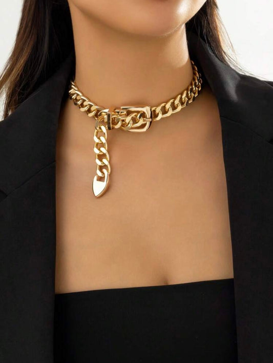 “Belt” Gold Necklace