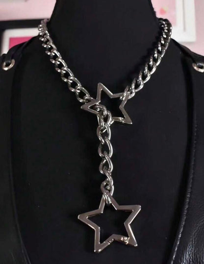 “Stardom” Silver Necklace