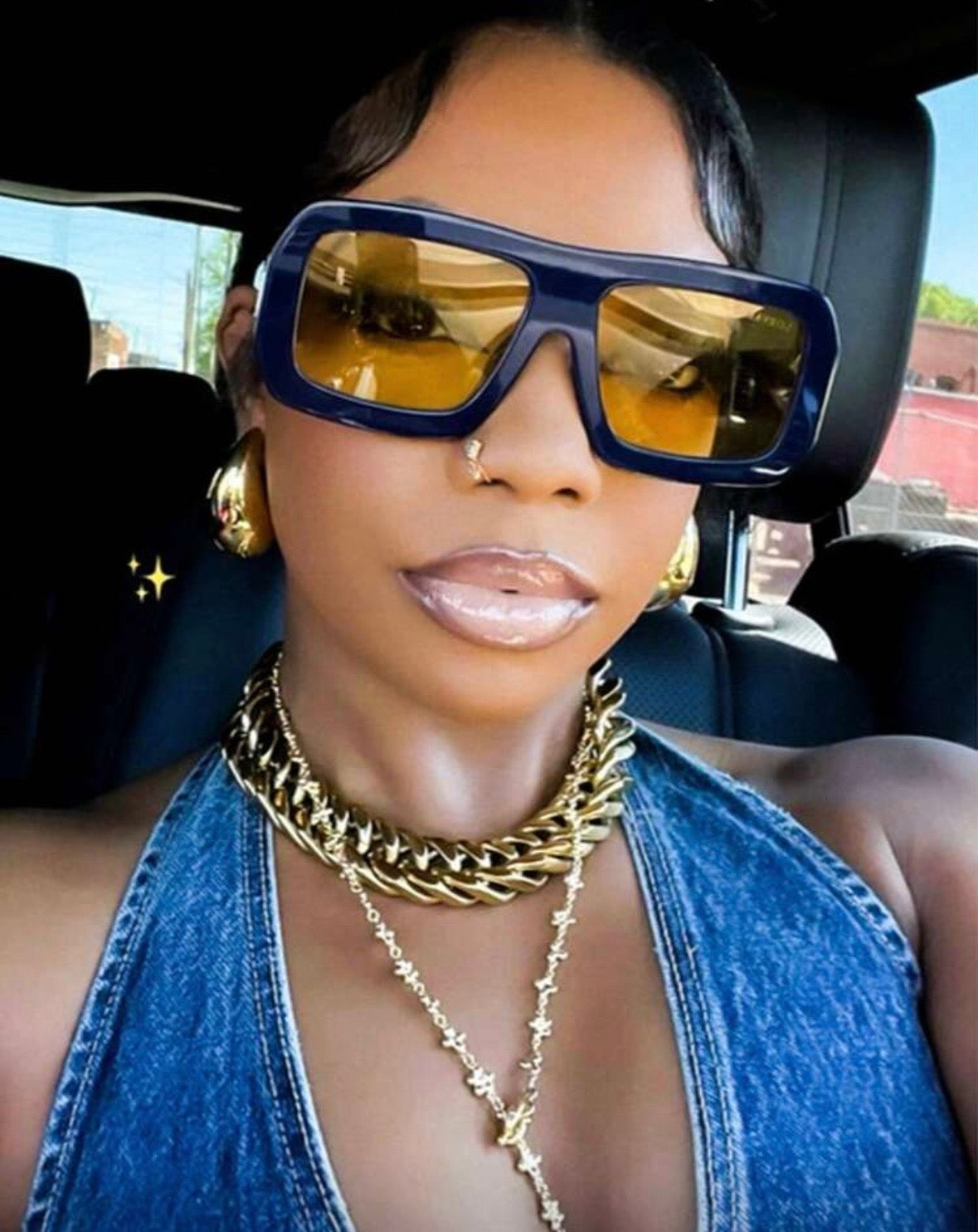 “Blueberry” Yellow Shades