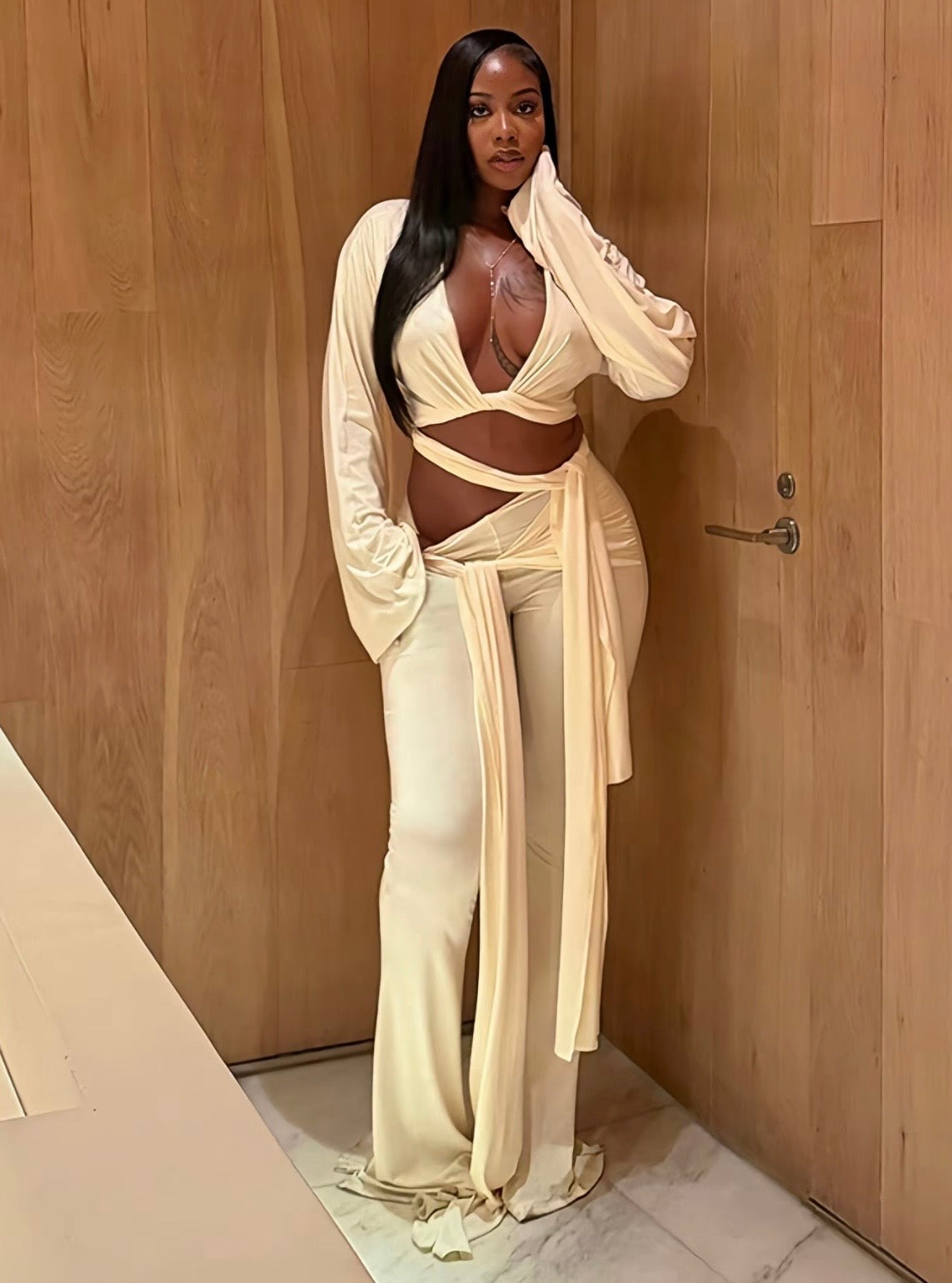 “Slay Day” Burgundy 2 Piece Set