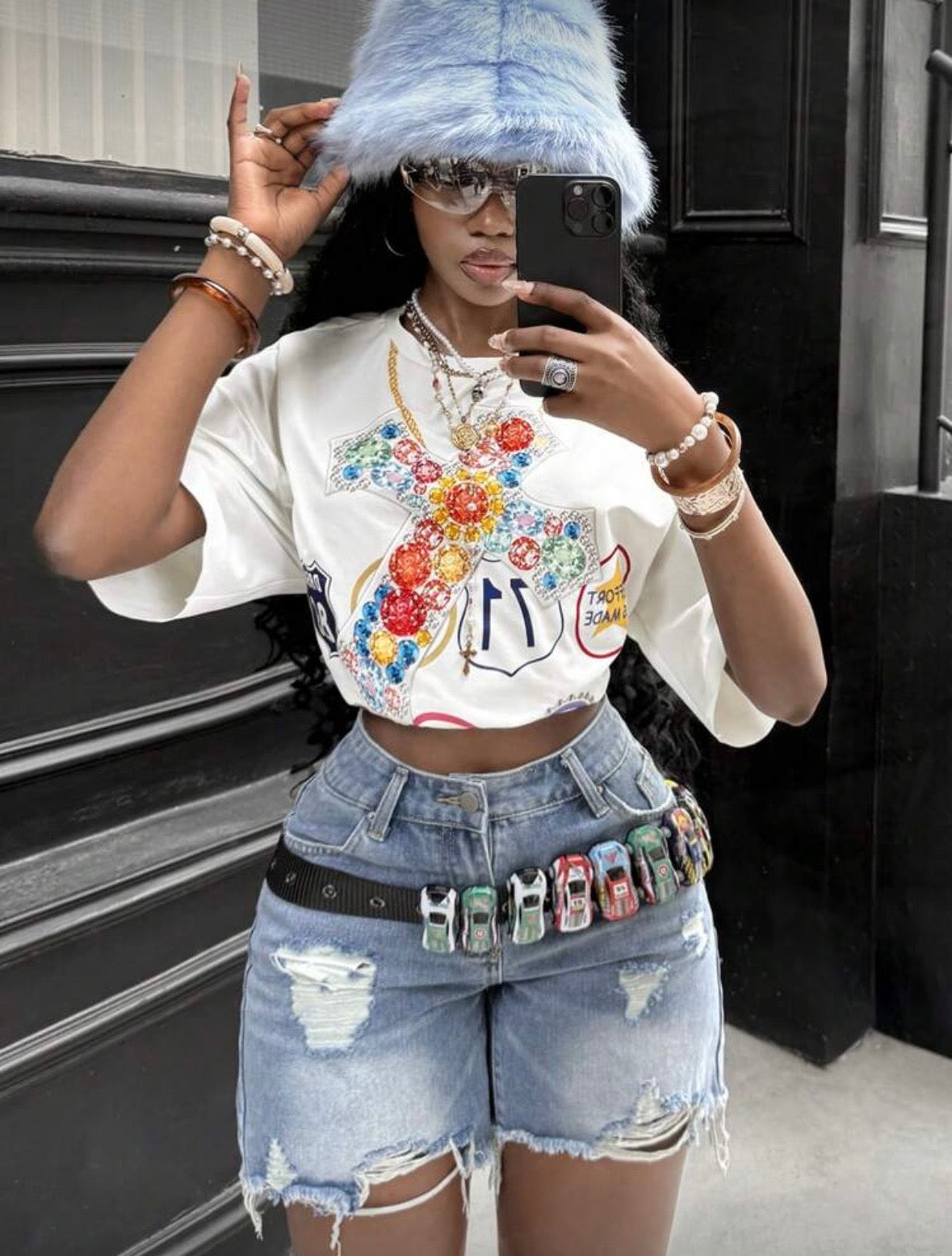 “Stacked” White Top