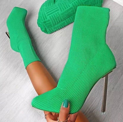 “Sancho Sock” Green Boot