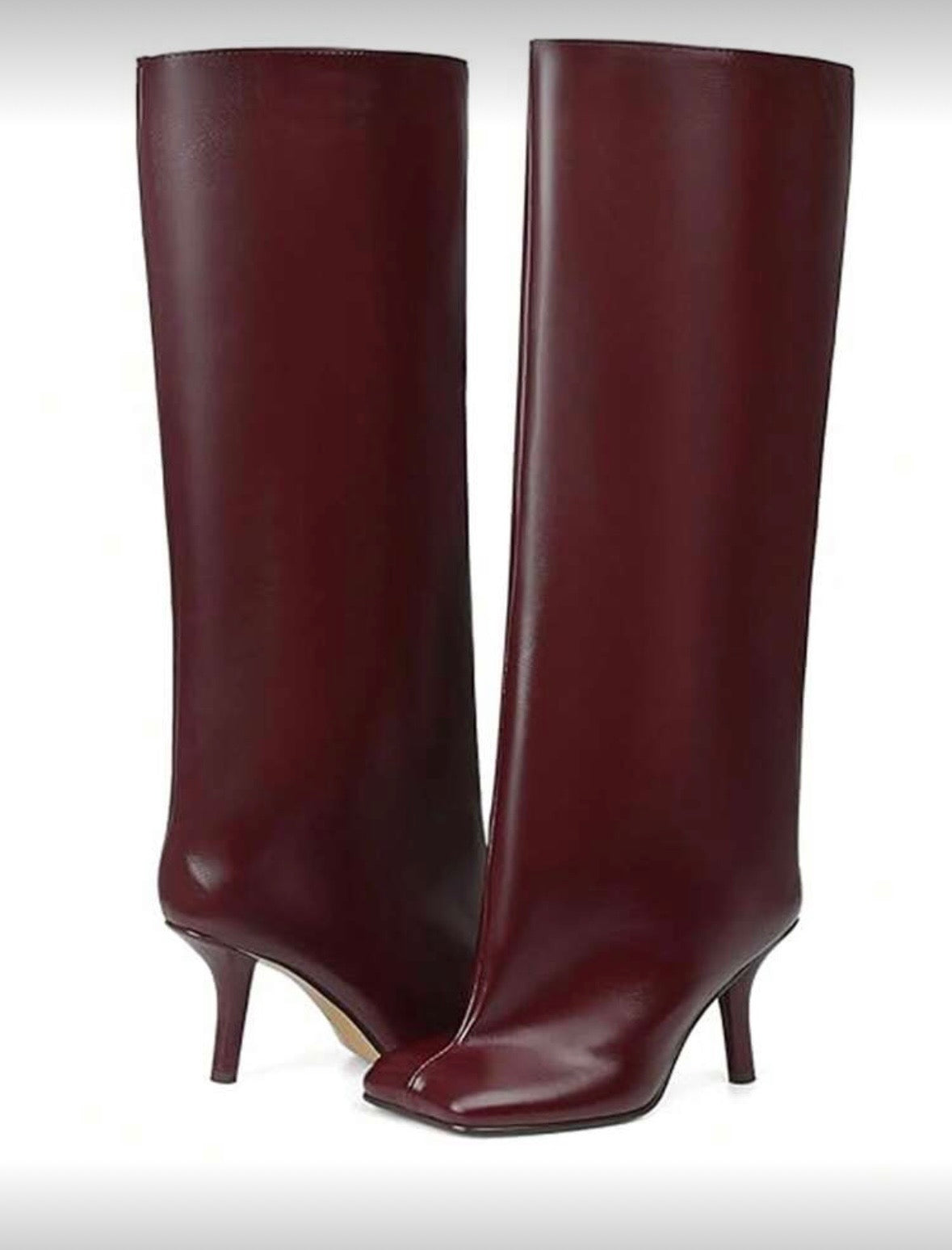 “Jodi” Burgundy Boot