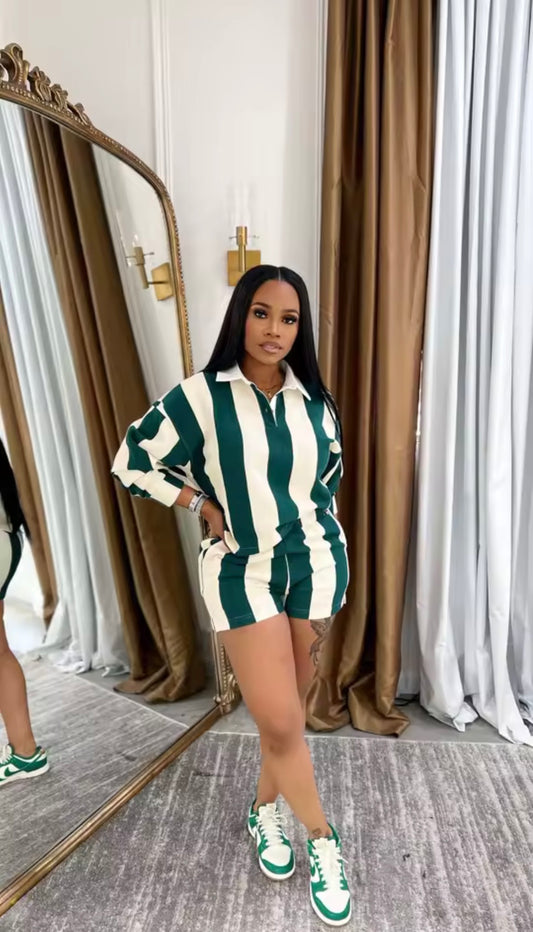 “Never Settle” Green 2 Piece Set