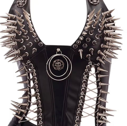 “Spiked” Corset Top