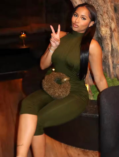 “Adora” Burgundy Romper