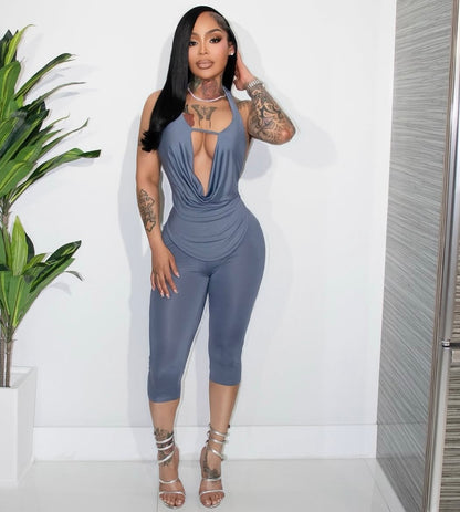 “Gillian” Brown 2 Piece Set