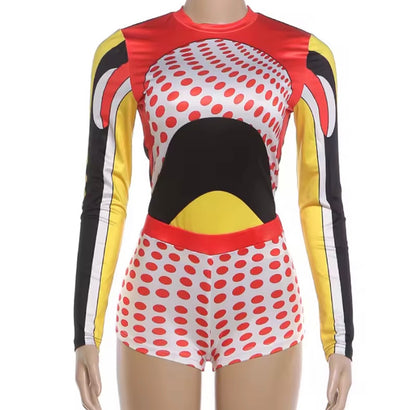 “Gautier Polka” Red 2 Piece Set