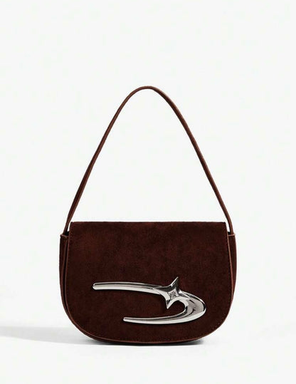 “Mercury” Brown Handbag